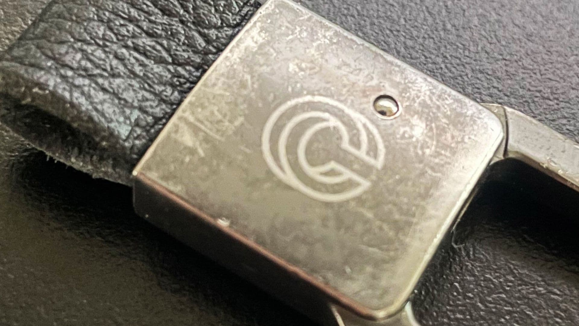 A Copper-branded keychain. (Danny Nelson/CoinDesk)