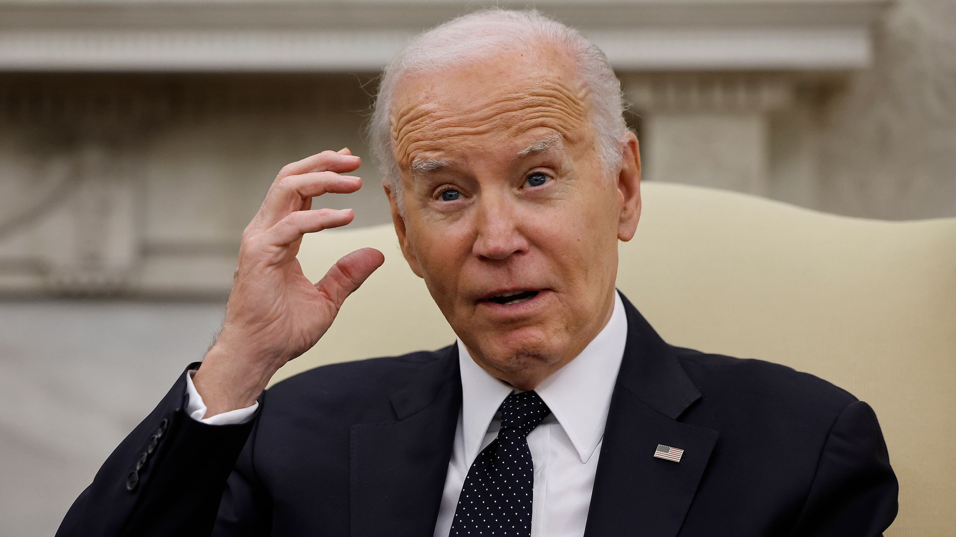 President Biden Meets With Visiting Romanian President Klaus Iohannis In The Oval Office