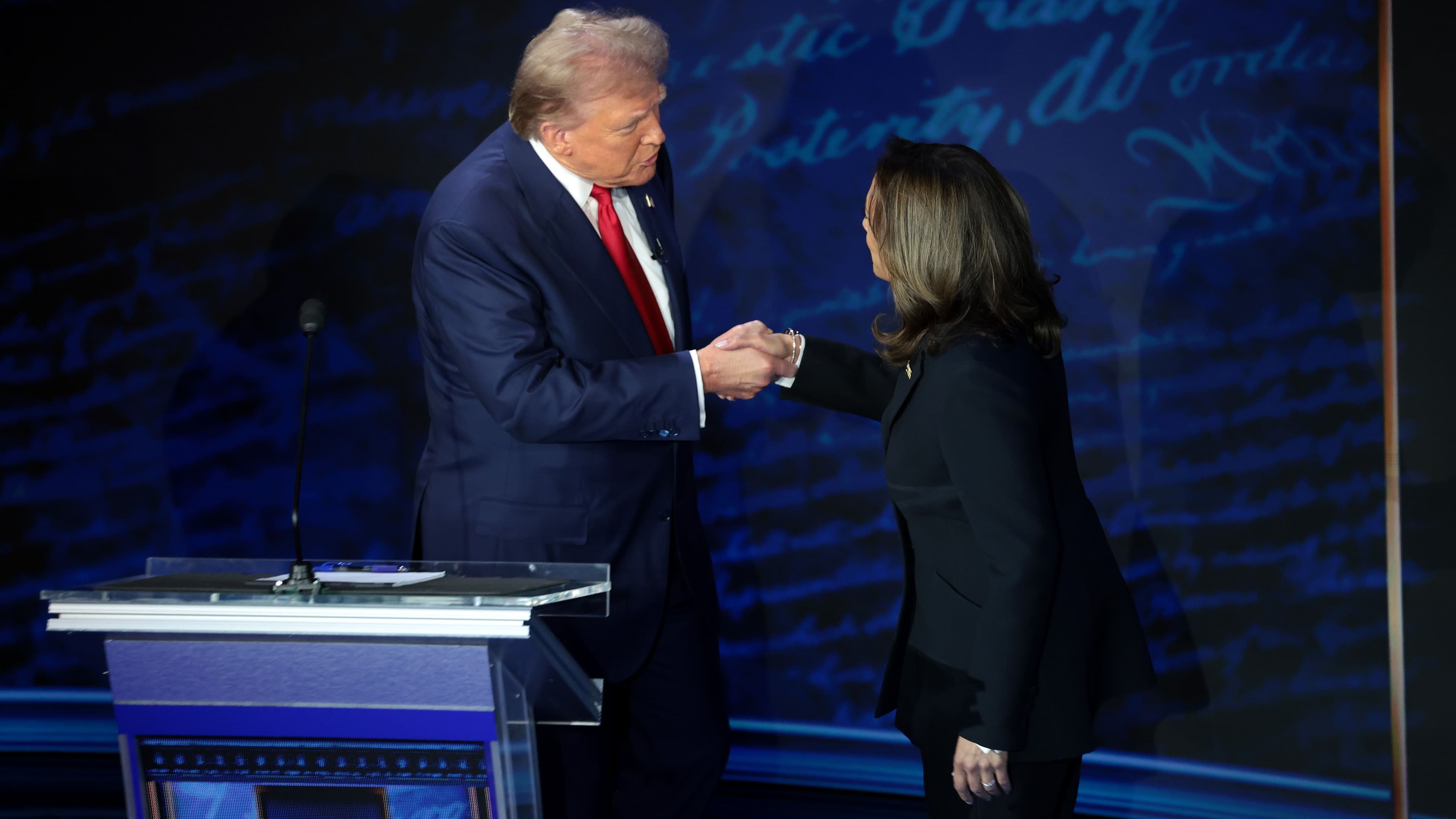 ABC News Hosts Presidential Debate Between Donald Trump And VP Kamala Harris At The National Constitution Center In Philadelphia