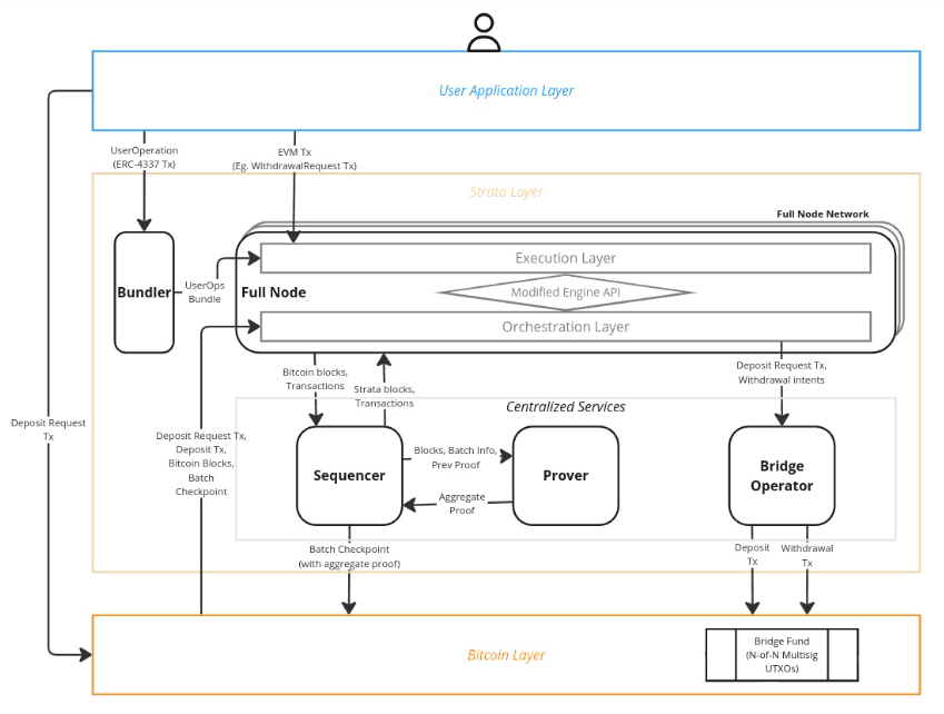 Diagram of Strata's system architecture (Strata)