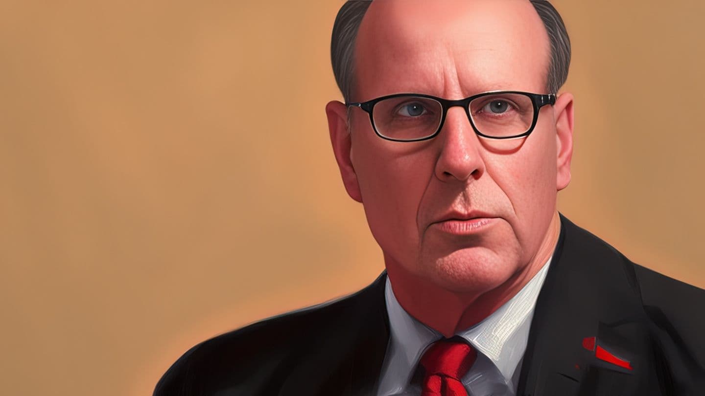 CDCrop Larry Fink MI2022 (Will Ess for Pixelmind.ai/CoinDesk)