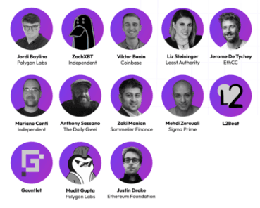 Inaugural members of Polygon's 'Protocol Council' (Polygon)