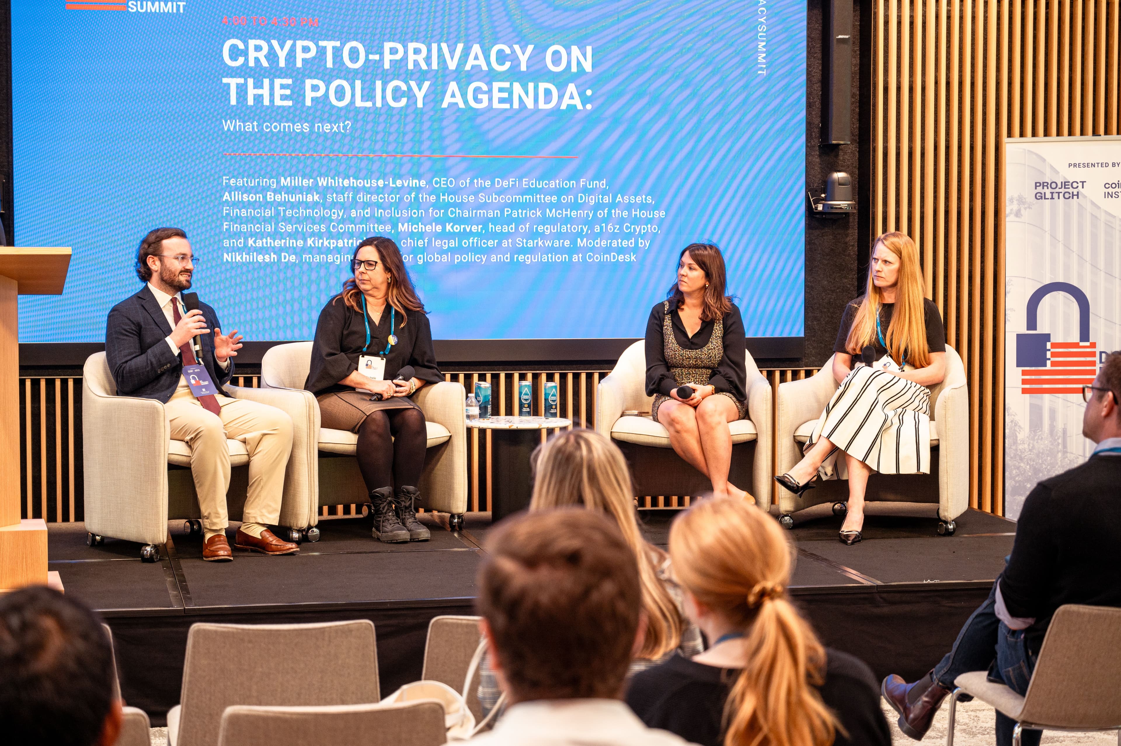 Miller Whitehouse-Levine, Michele Korver, Allison Behuniak and Katherine Kirkpatrick Bos (DC Privacy Summit)