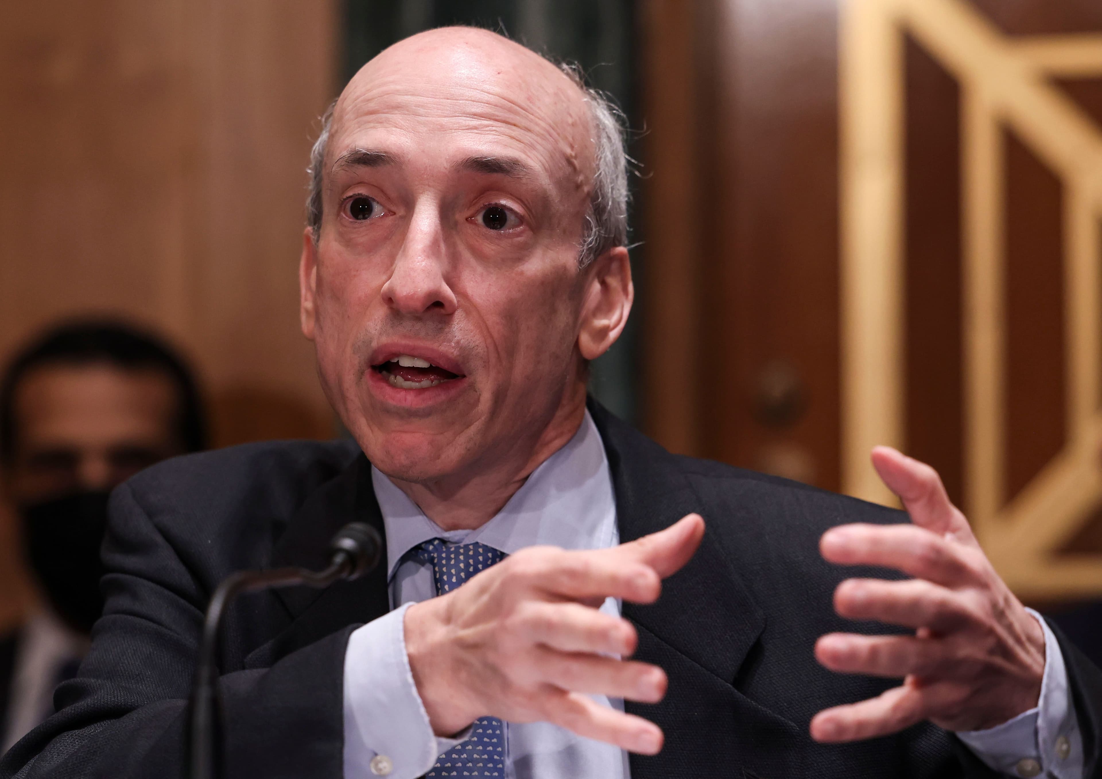 SEC Chair Gensler told House lawmakers his agency needs more money in part to deal with crypto oversight. (Evelyn Hockstein-Pool/Getty Images)