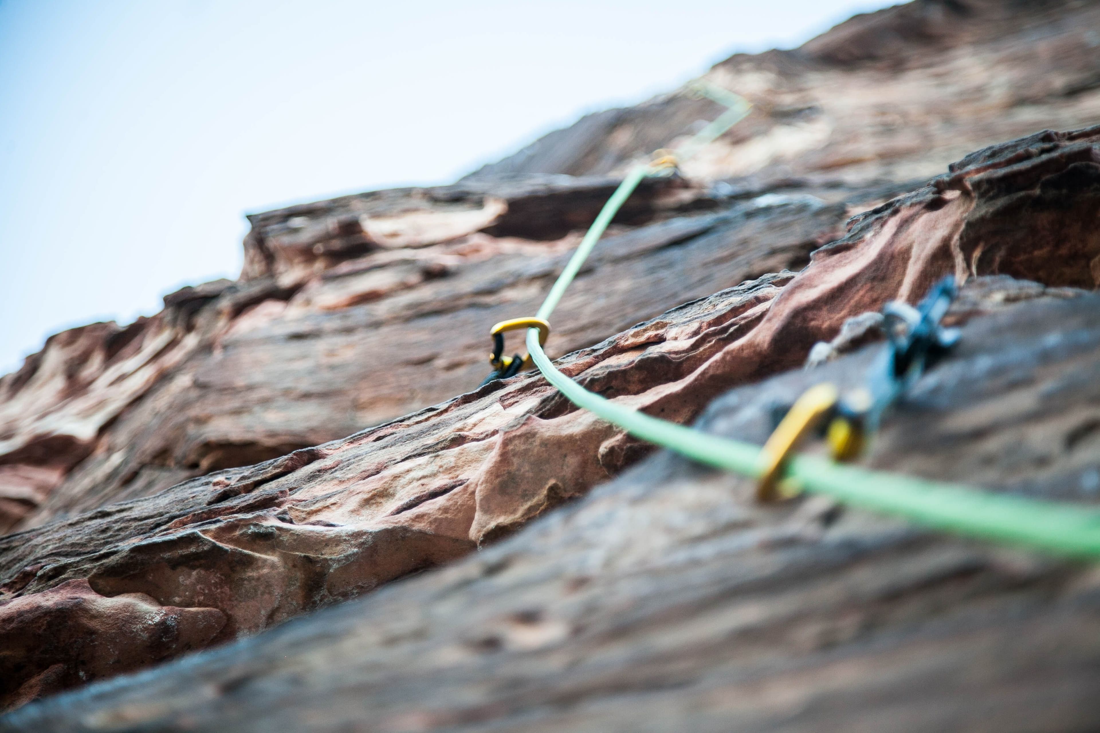 Rock climbing stakes