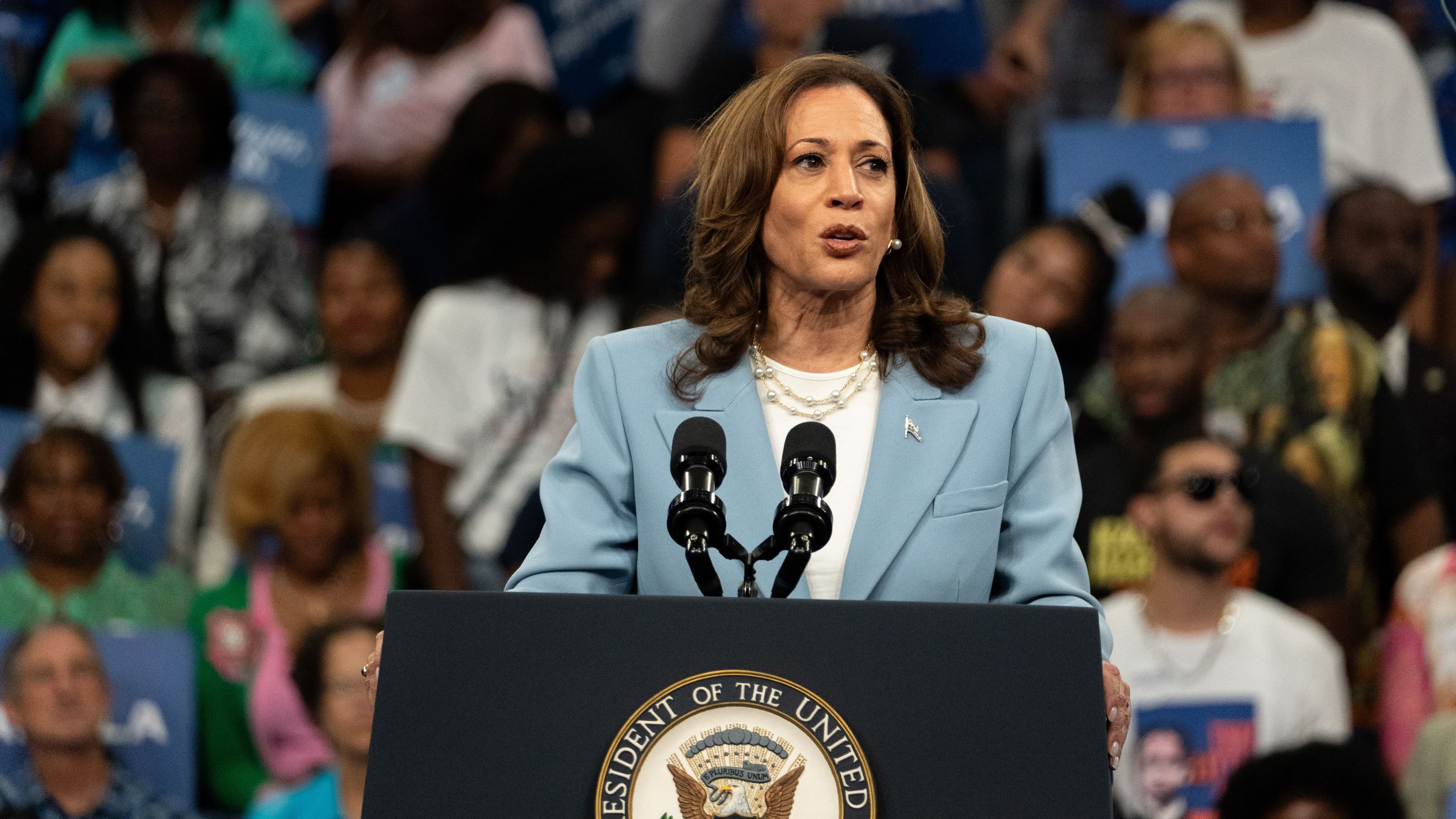 Kamala Harris Holds Campaign Rally In Atlanta