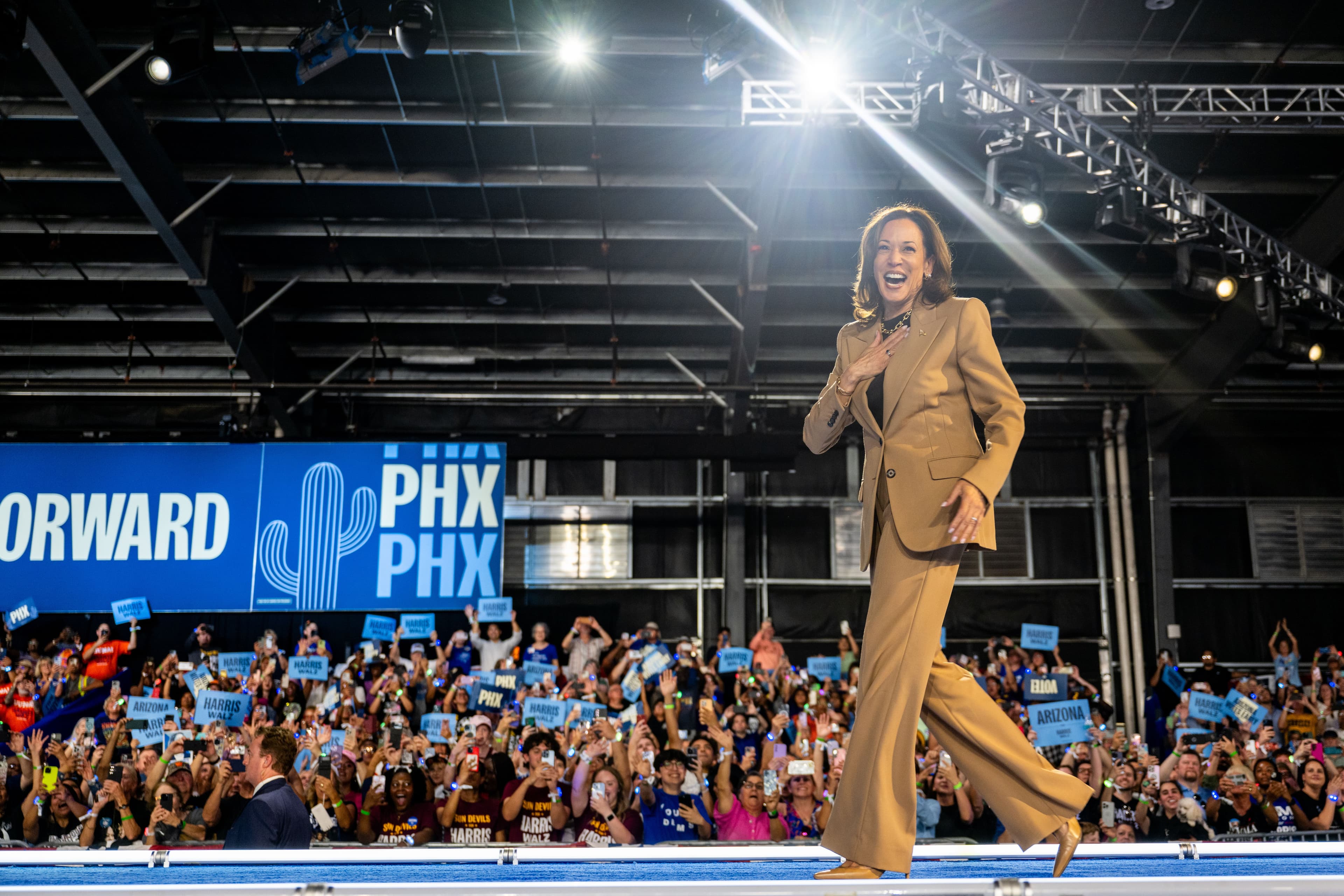 Kamala Harris Campaigns For President In Arizona