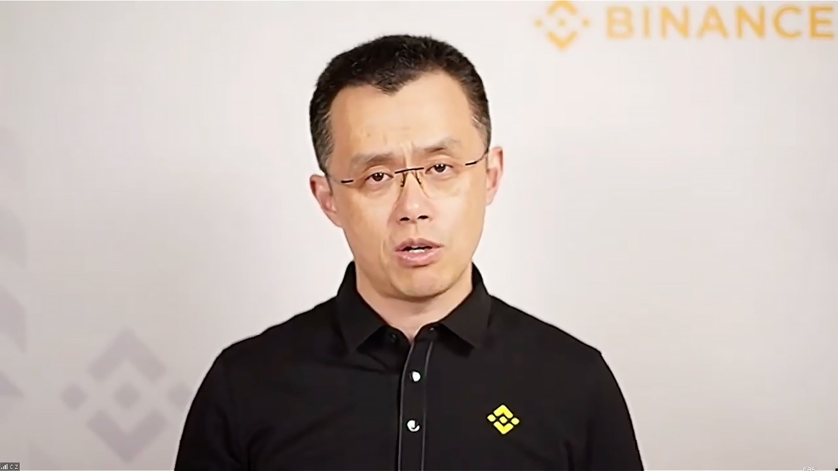 Changpeng Zhao, commonly known as "CZ", founder and CEO of Binance, at Davos in 2023. (Casper Labs)