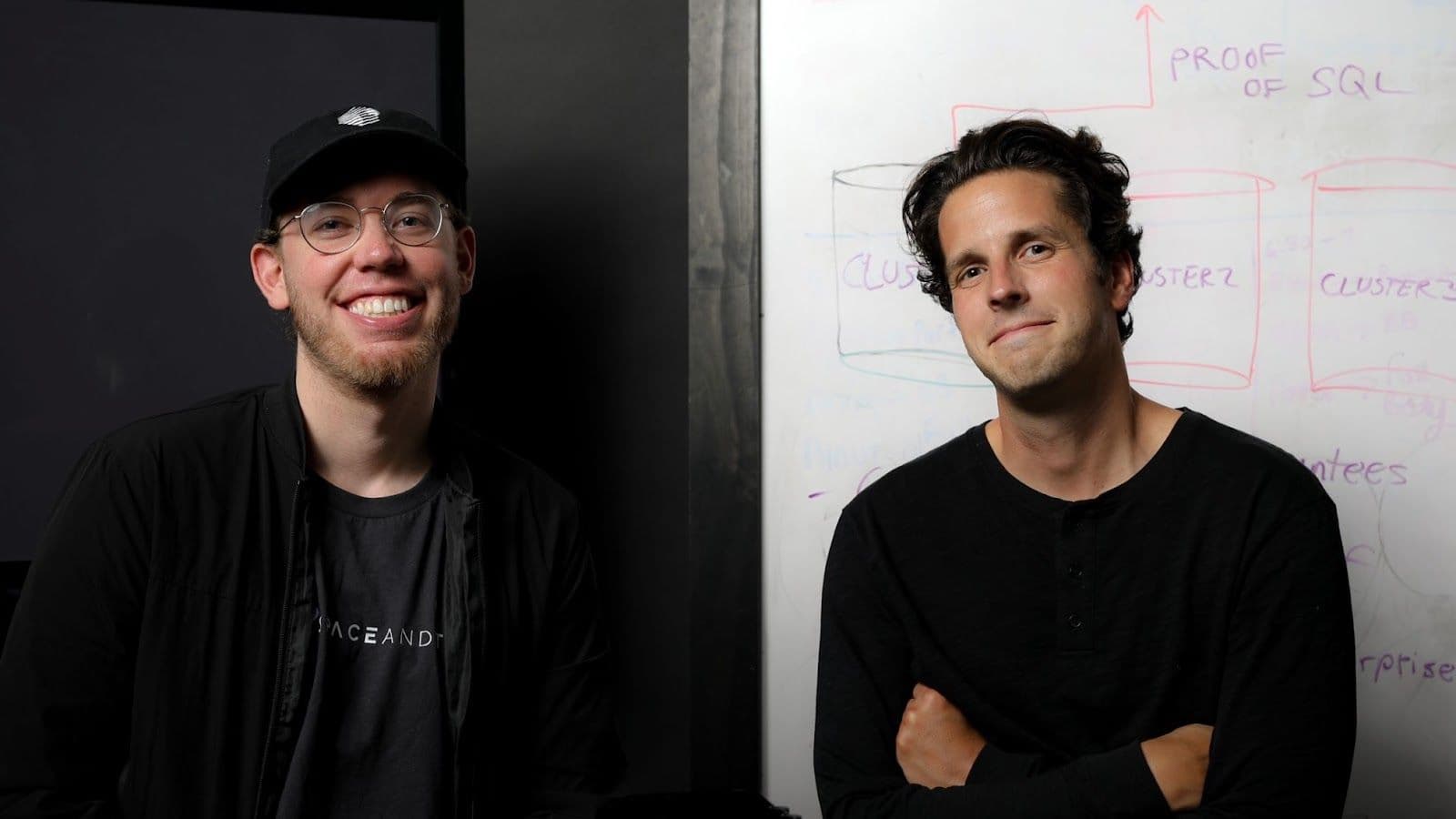 Space and Time co-founders Scott Dykstra and Nate Holiday