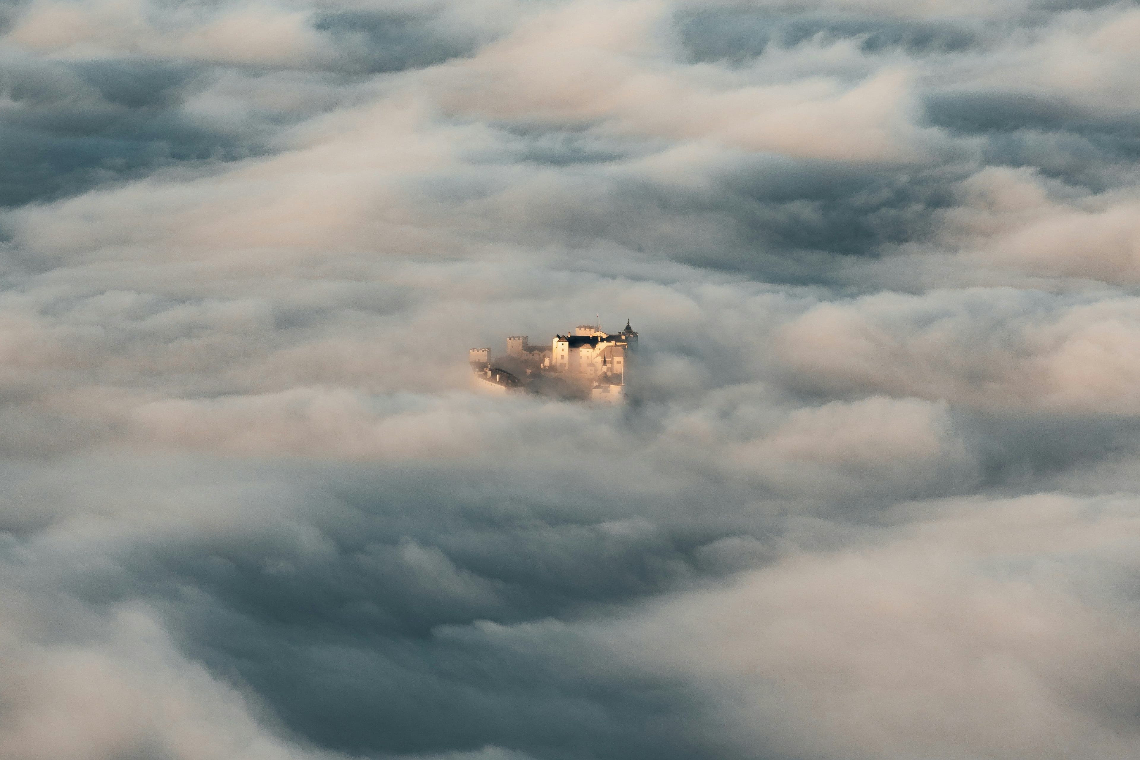 Castle in clouds