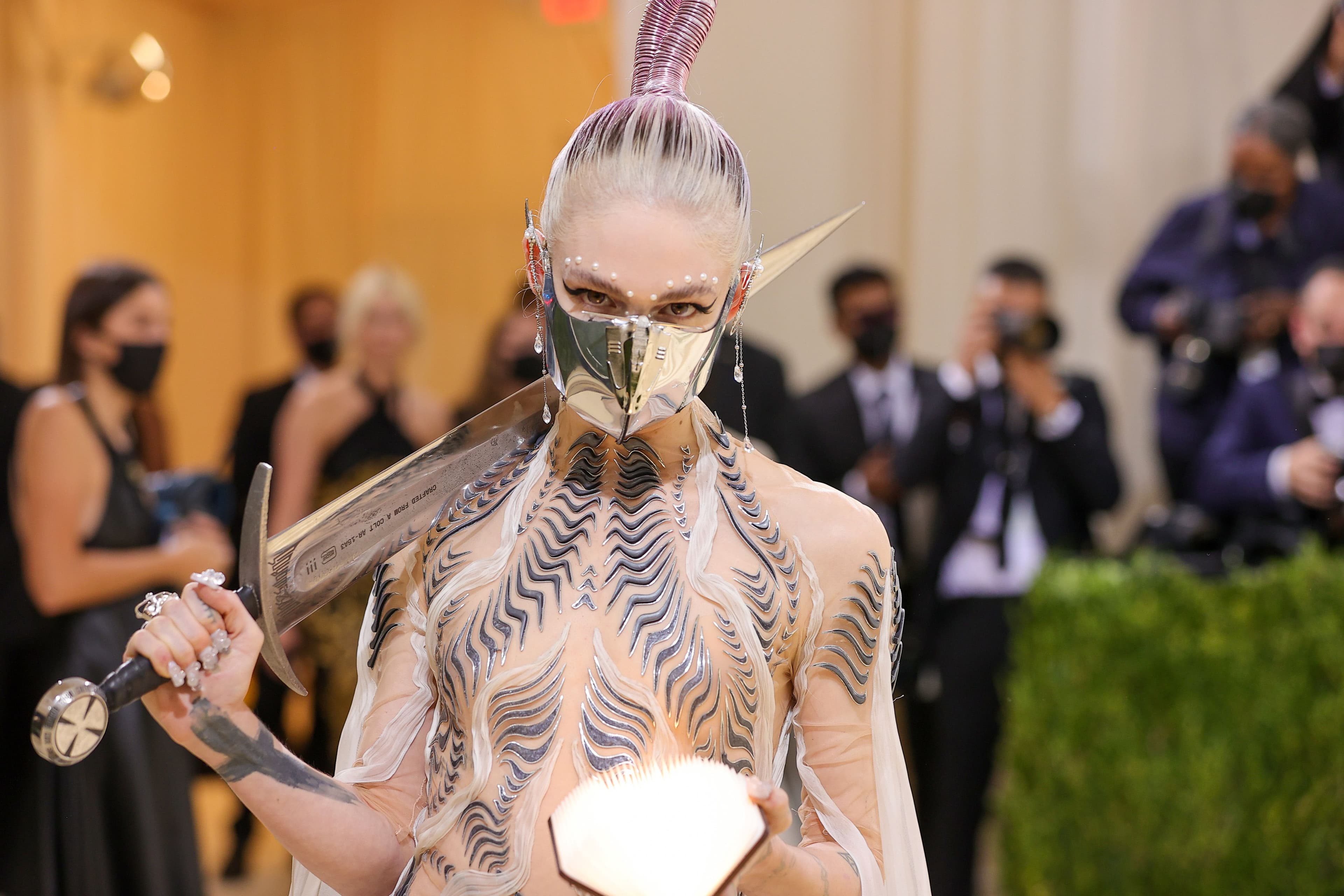 Grimes attends The 2021 Met Gala (Theo Wargo/Getty Images)