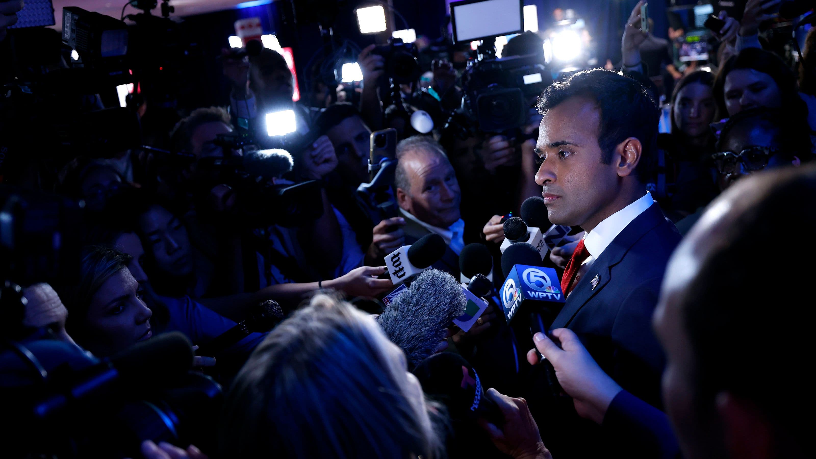 Republican presidential candidate Vivek Ramaswamy