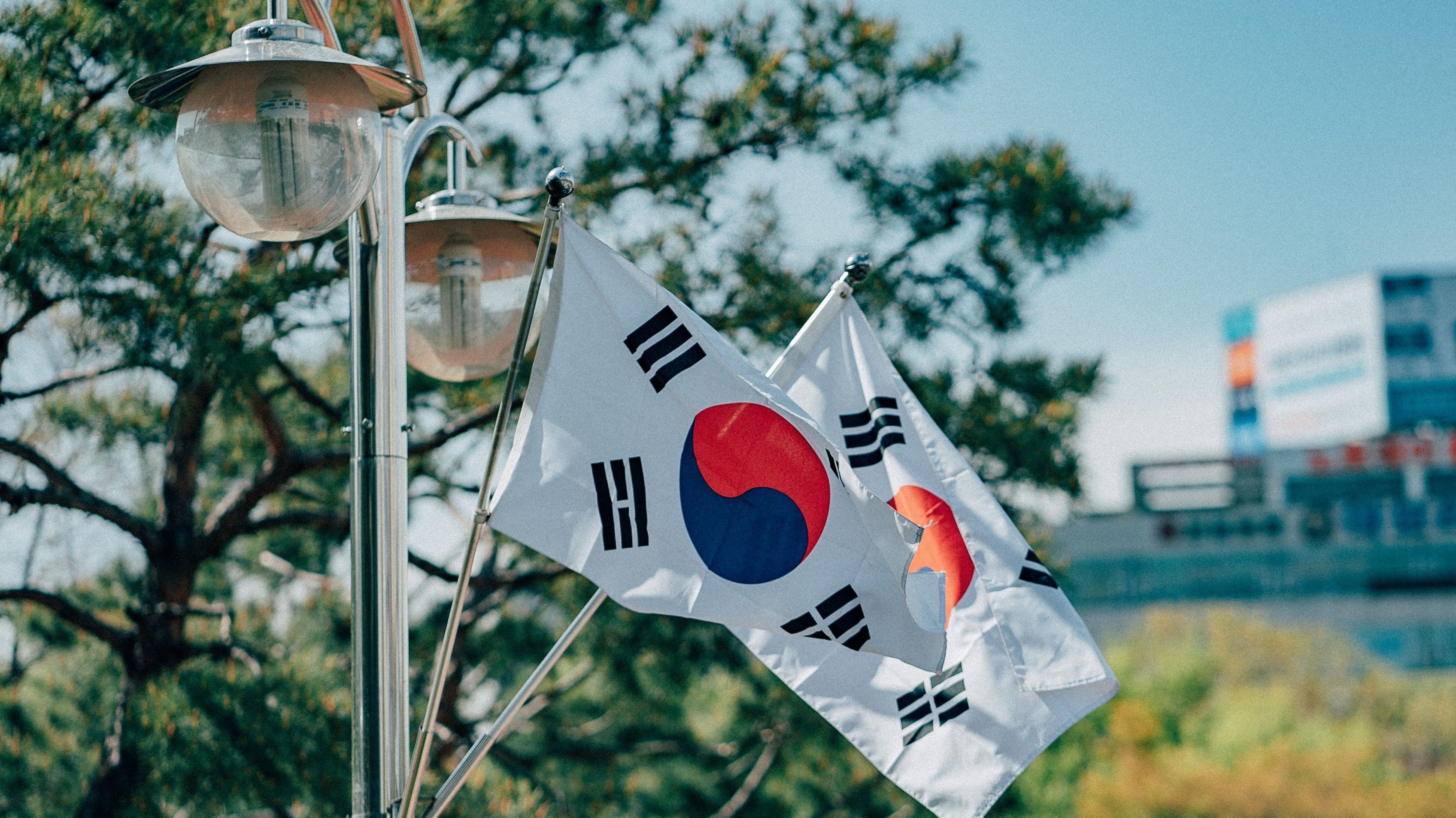 16:9 South Korea flag (Daniel Bernard/ Unsplash)