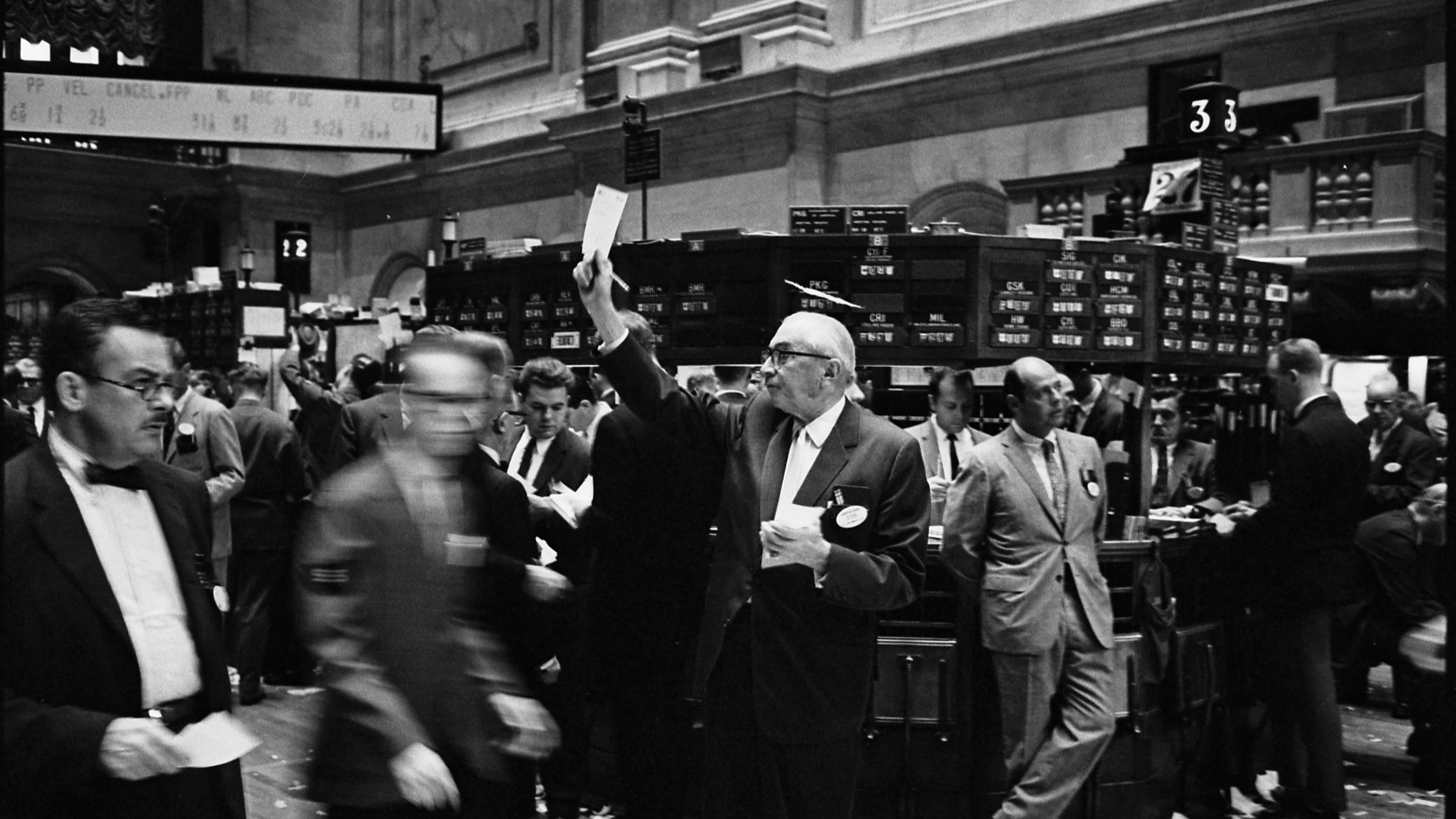 16:9CROP New York Stock Exchange floor in 1963 (Library of Congress)n