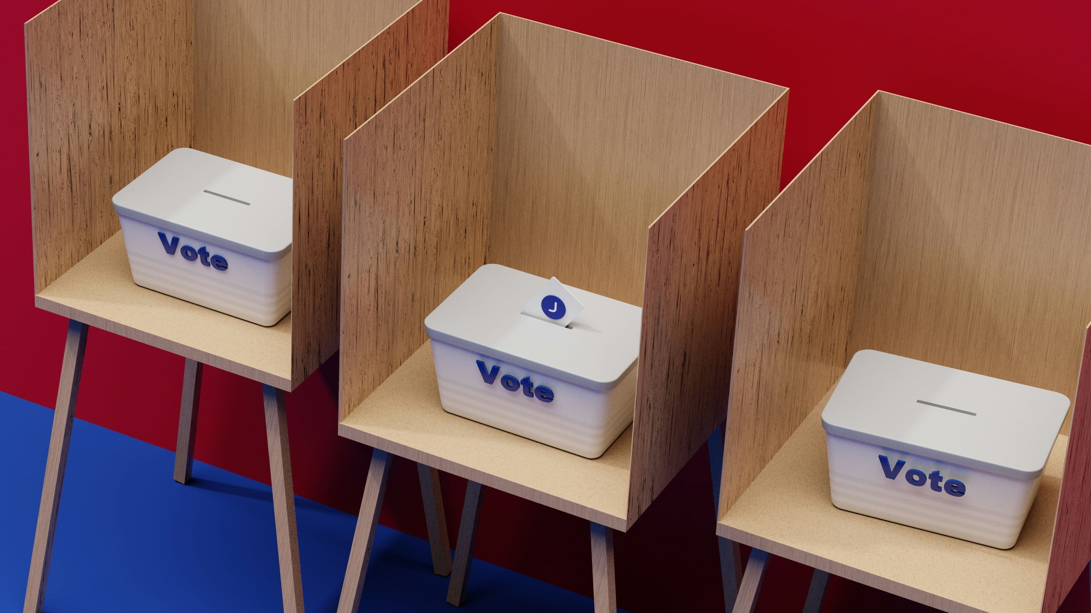 Voting booths (Philip Oroni / Unsplash)