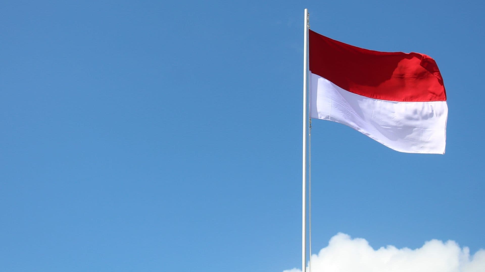 16:9 Indonesia flag