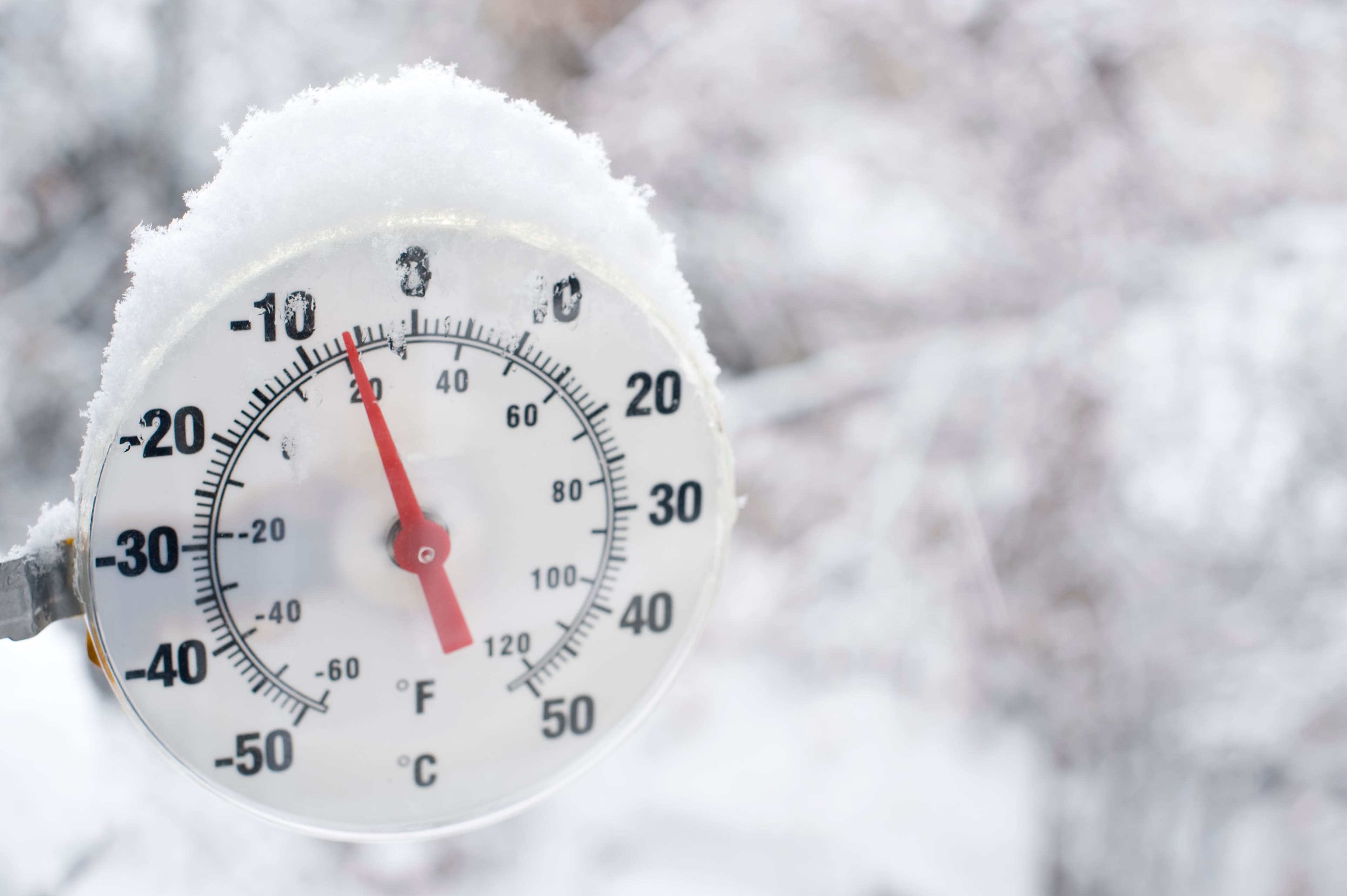 Frozen Thermometer near Yellowknife.