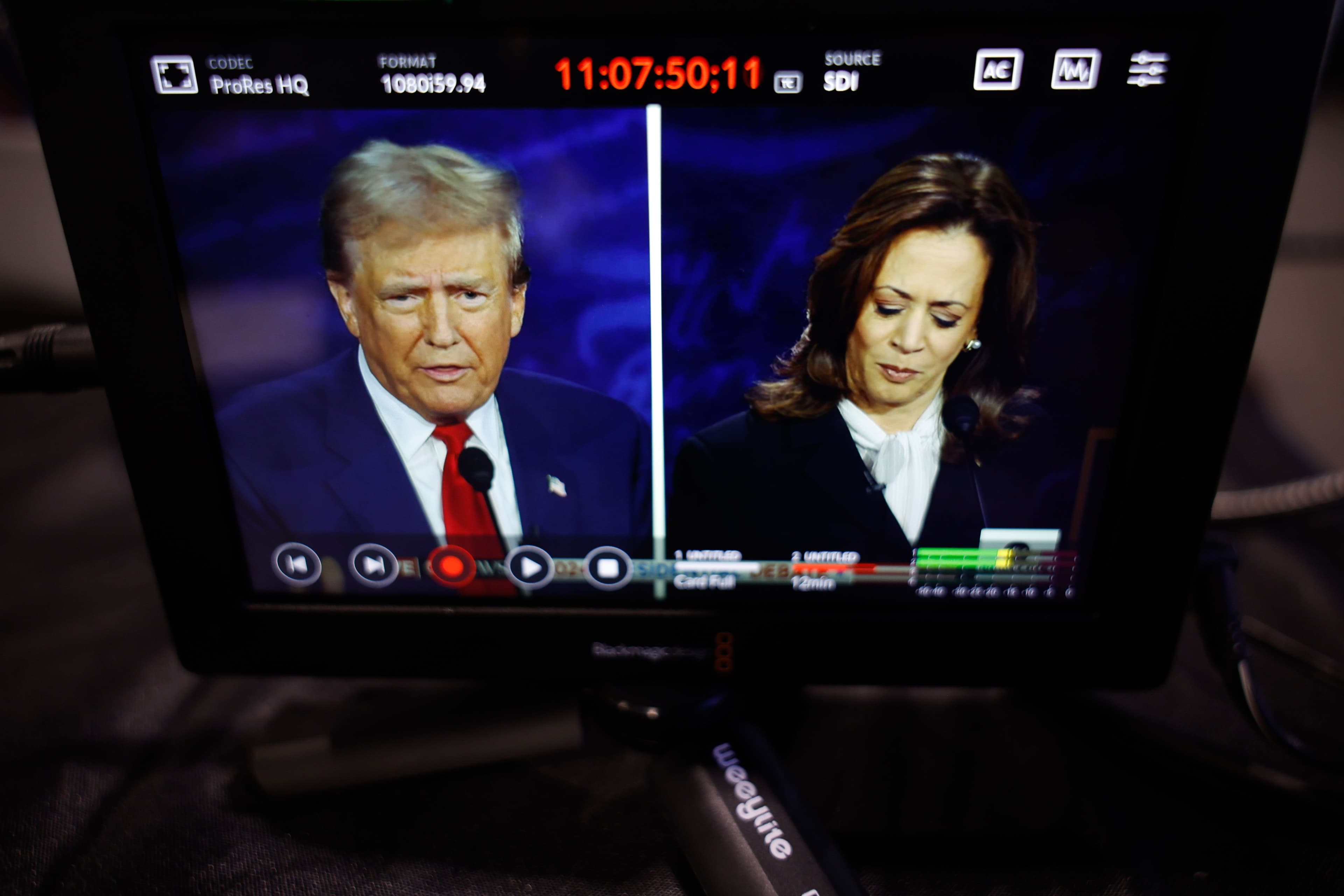 ABC News Hosts Presidential Debate Between Donald Trump And VP Kamala Harris At The National Constitution Center In Philadelphia