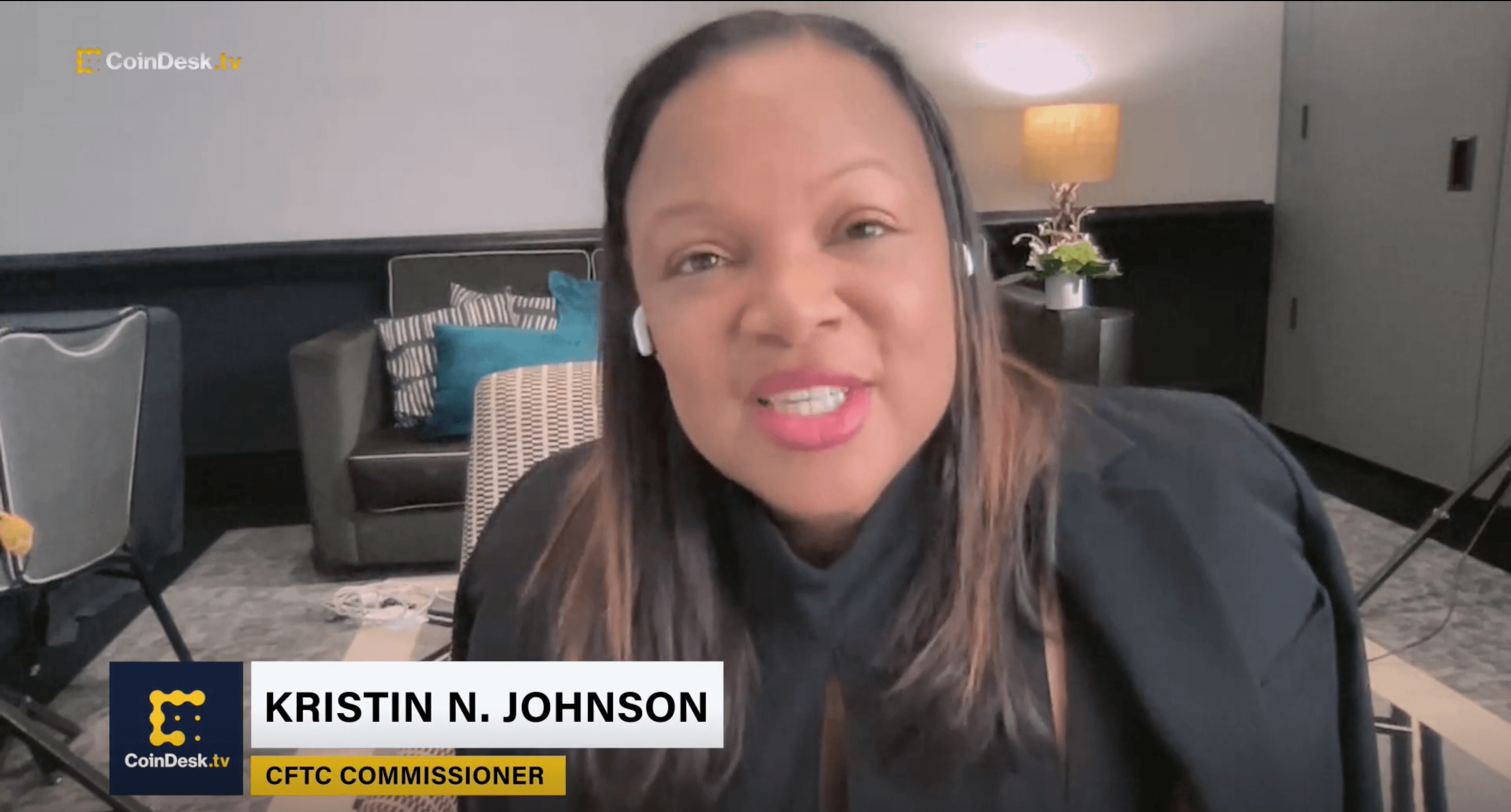 (CFTC Commissioner Kristin N. Johnson, CoinDesk TV)