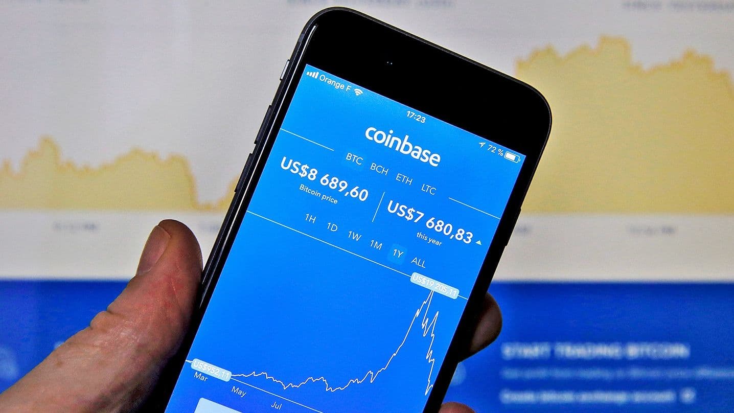 CDCROP: Coinbase Cryptocurrency Exchange Website (Chesnot/Getty Images)