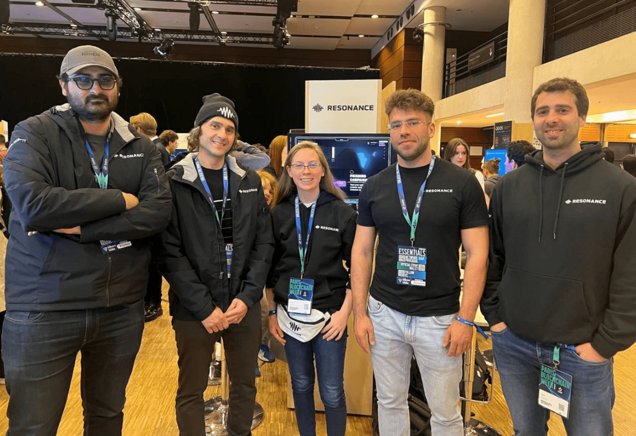 Resonance Security team at 2024 Paris Blockchain Week (Resonance)