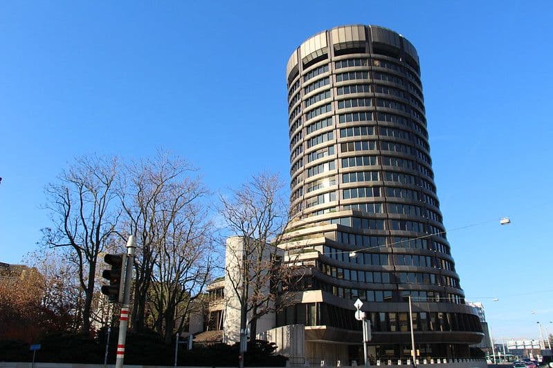 The Bank for International Settlements in Basel, Switzerland