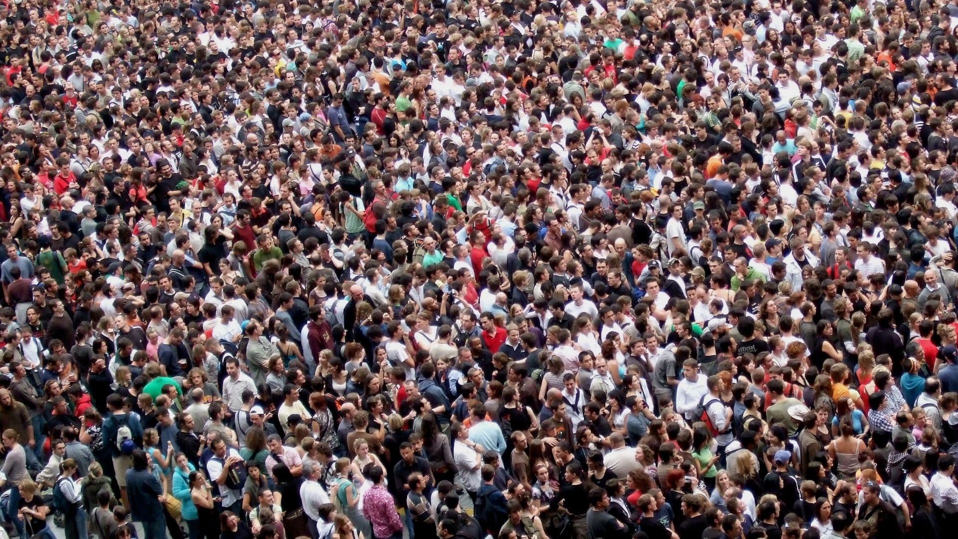 masses, crowd - by James Cridland, downloaded on Creative Commons/OpenVerse