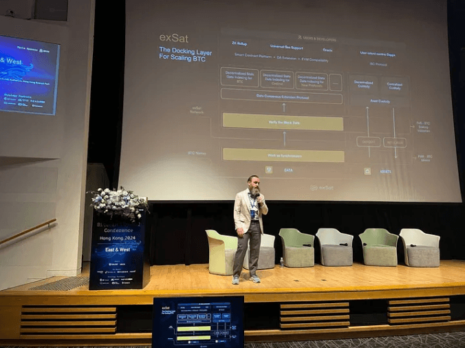 Yves La Rose presents exSat at the BTC L2 Conference in Hong Kong (EOS)