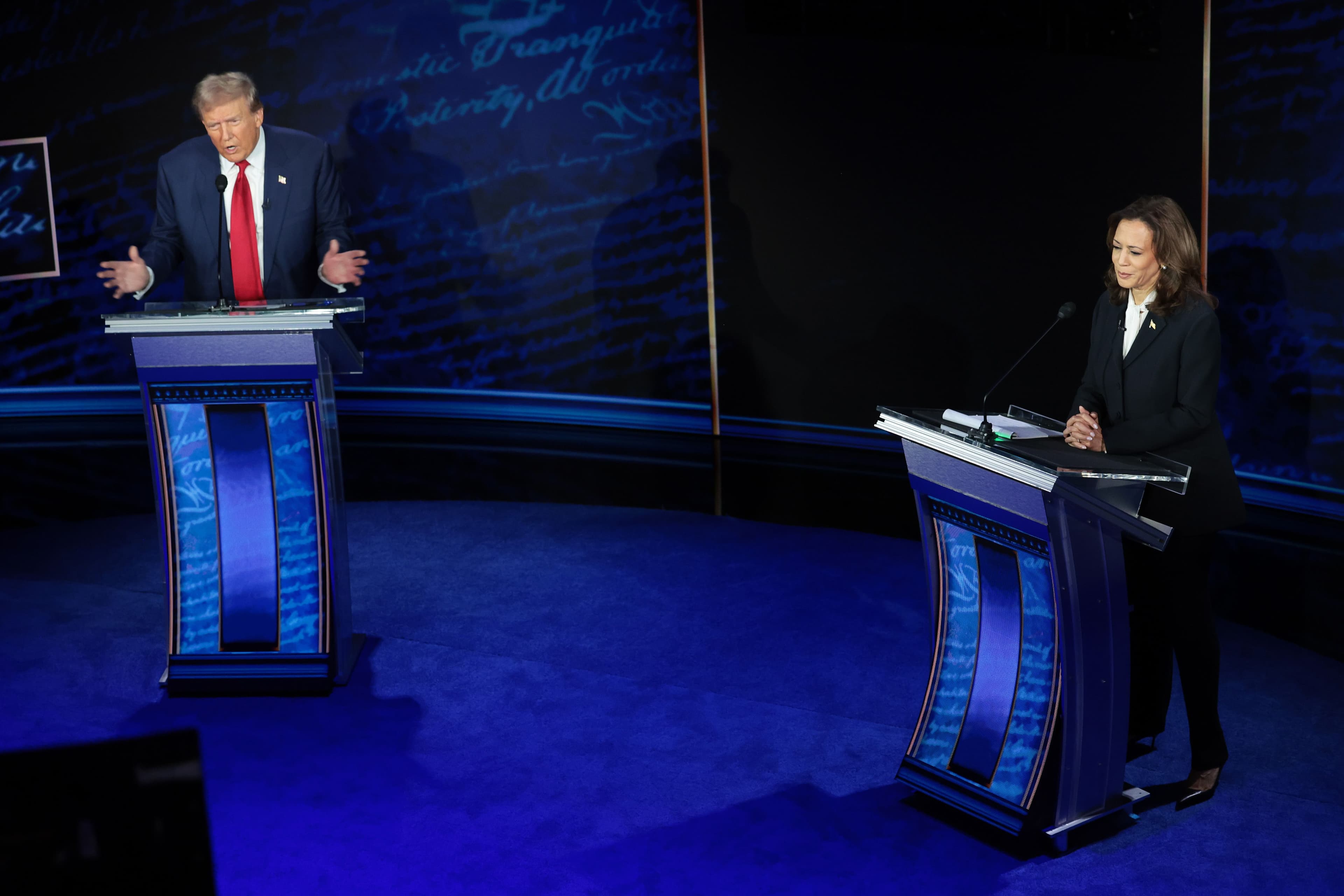 ABC News Hosts Presidential Debate Between Donald Trump And VP Kamala Harris At The National Constitution Center In Philadelphia