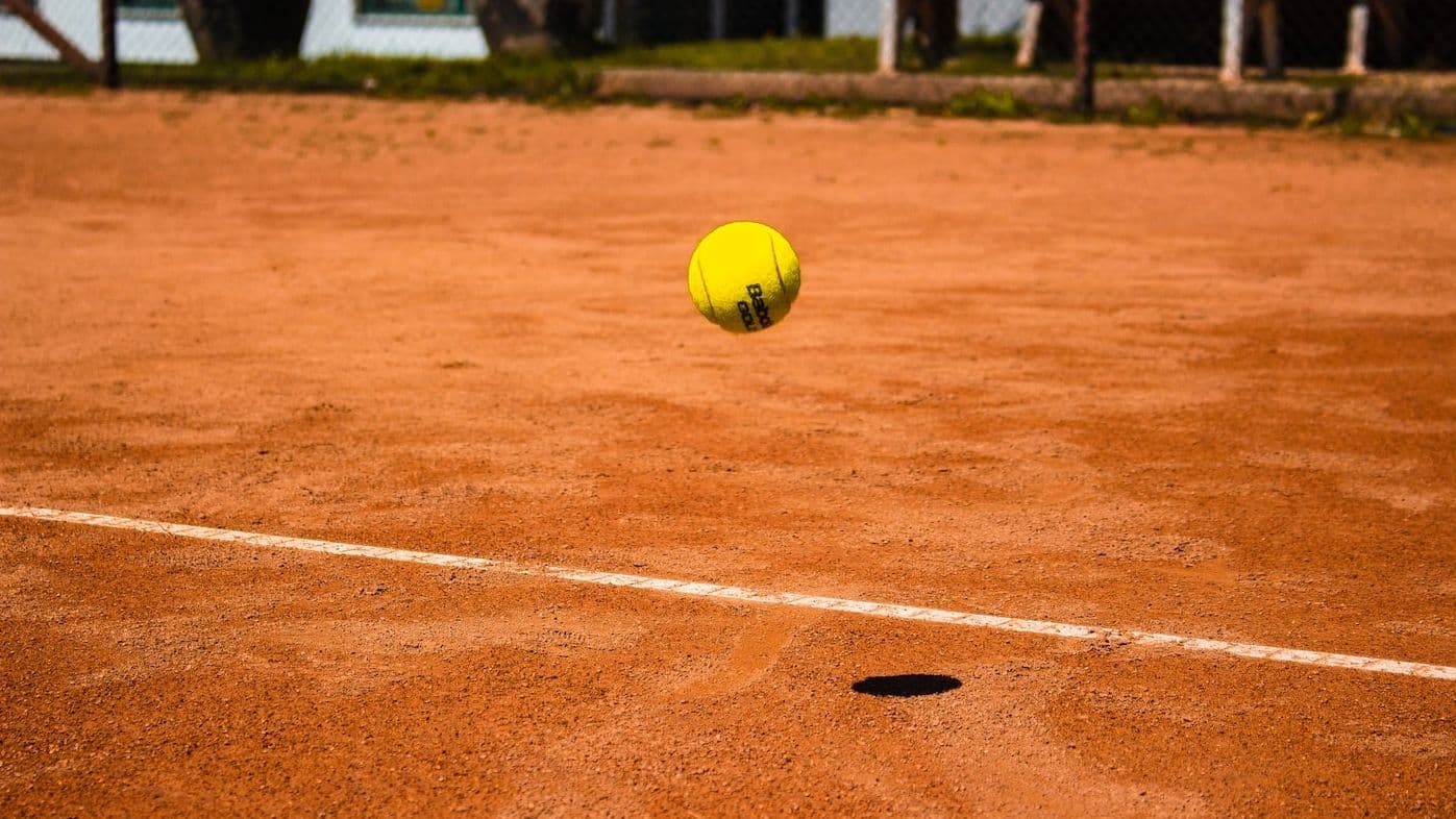 Rebound tennis ball. (Unsplash)