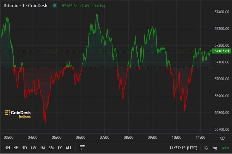 BTC price, FMA July 12 2024 (CoinDesk)