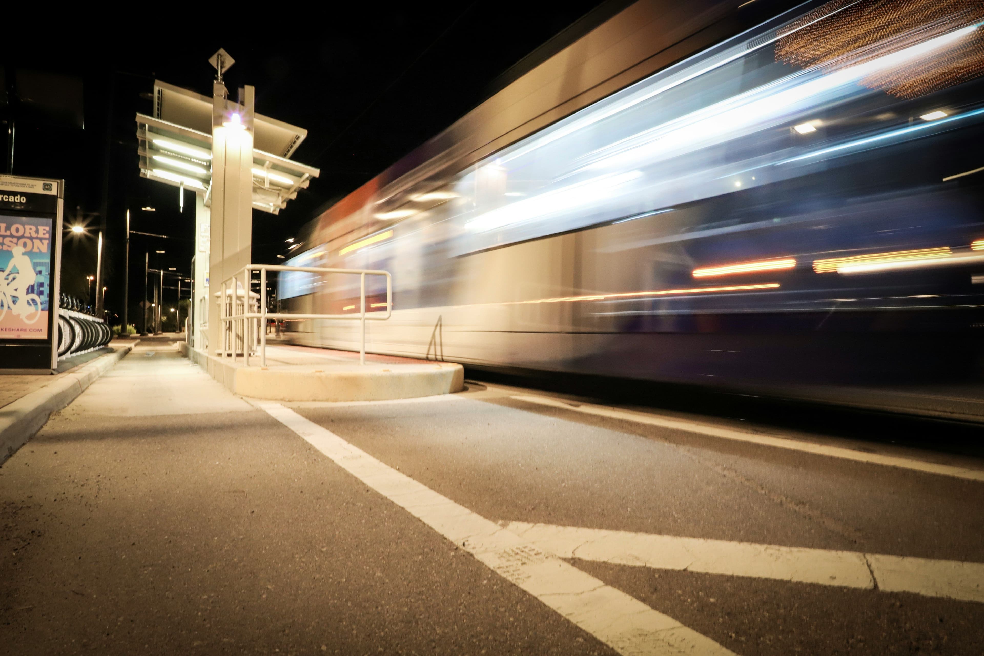 Train passing