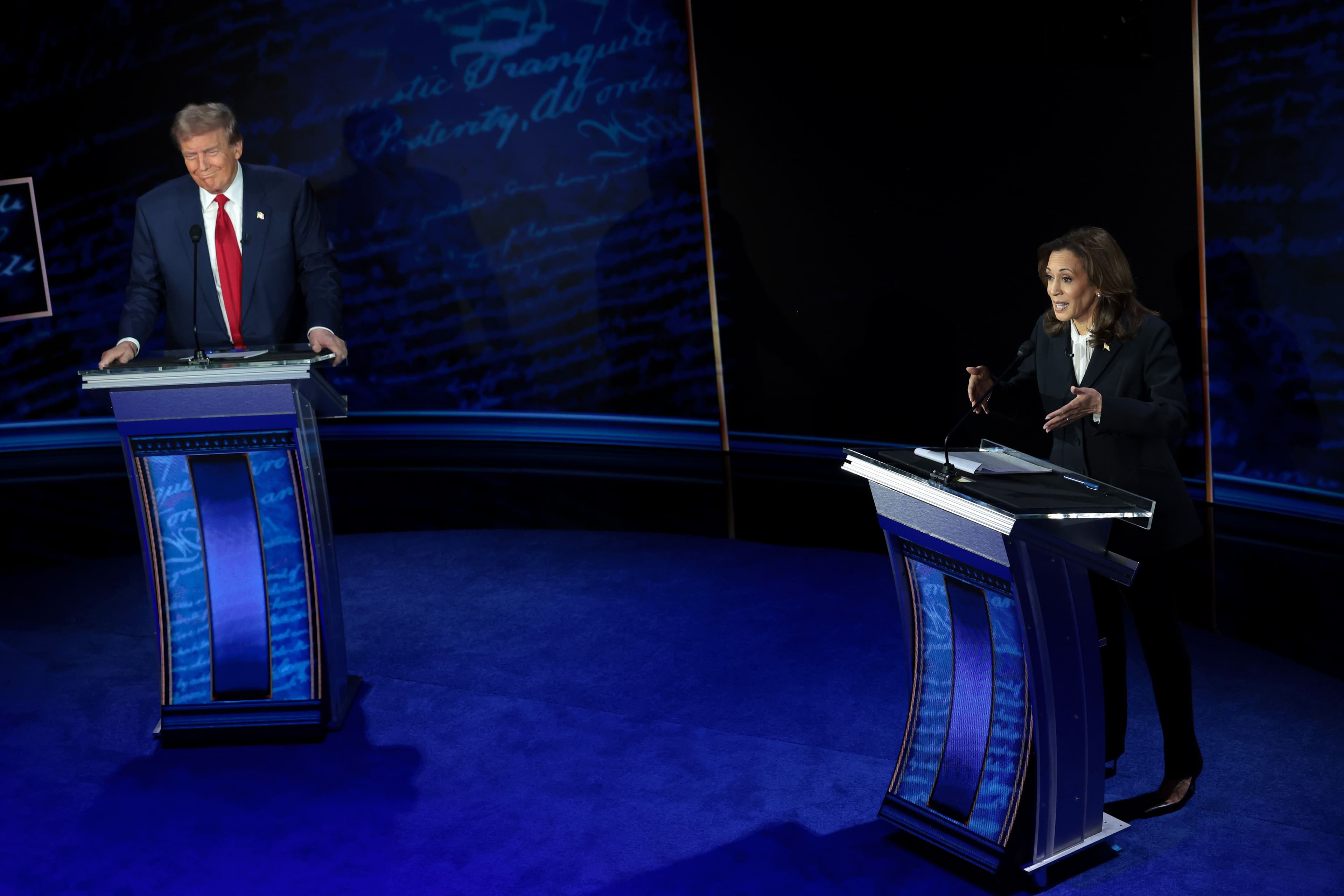 ABC News Hosts Presidential Debate Between Donald Trump And VP Kamala Harris At The National Constitution Center In Philadelphia