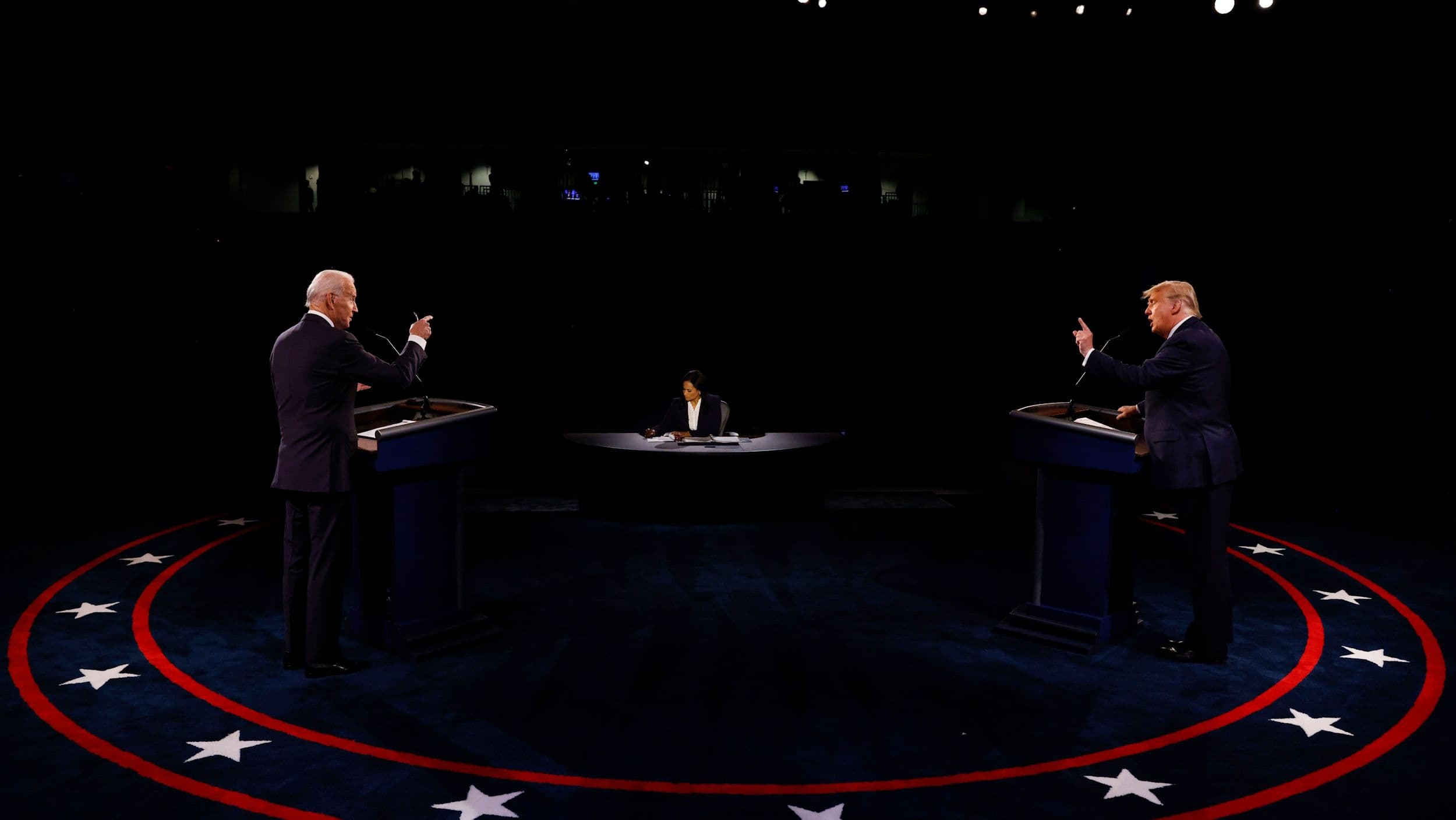 Donald Trump And Joe Biden Participate In Final Debate Before Presidential Election