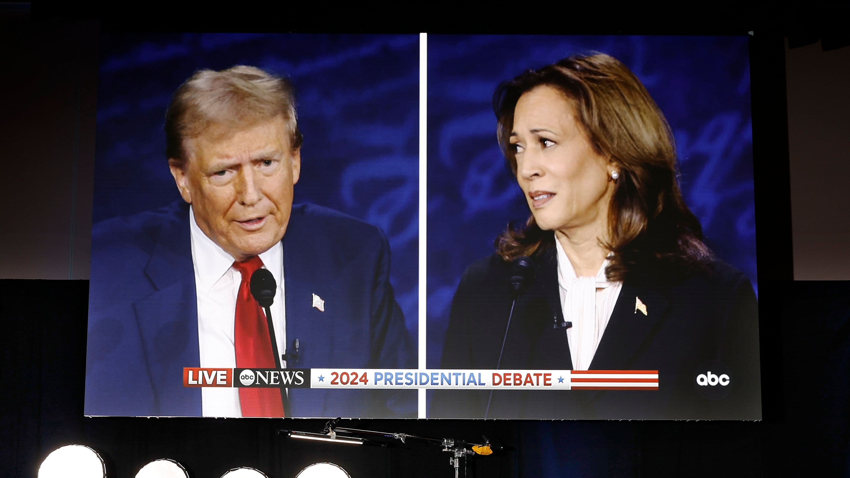 ABC News Hosts Presidential Debate Between Donald Trump And VP Kamala Harris At The National Constitution Center In Philadelphia