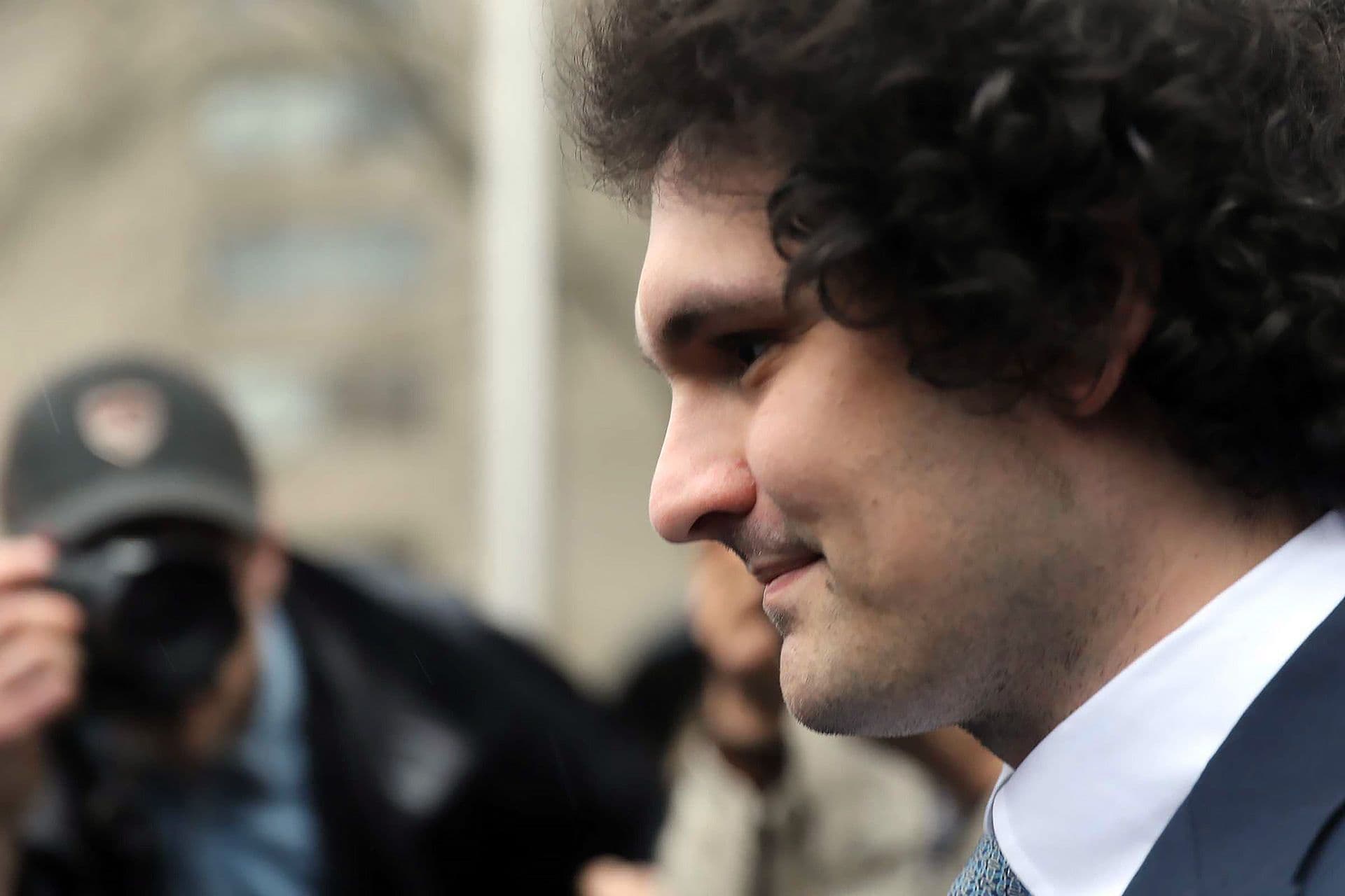 Sam Bankman-Fried leaving court on February 16, 2023 (Liz Napolitano/CoinDesk)